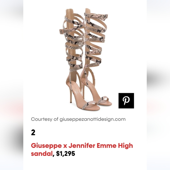 Giuseppe Zanotti Jennifer Lopez  Emme gladiator Sandal Heels 36 - Picture 12 of 13
